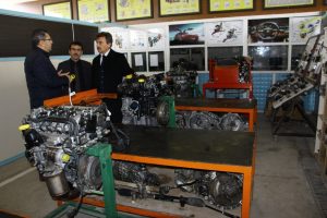 Bursa Yenişehir Meslek Lisesi'ne 2,5 milyon liralık motor at&ouml;lyesi