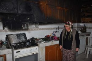 Ocakta unutulan yağ yangın &ccedil;ıkardı