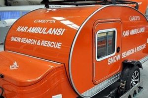 Karavandan kar ambulansı &uuml;retildi