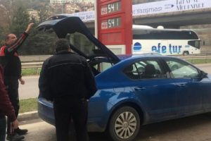 Plaka Tanıma Sistemi alarm verdi otomobil arandı