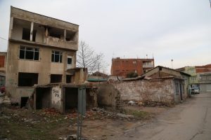 Bursa Namık Kemal Mahallesi'nde yıkım yapıldı