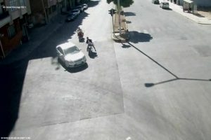 Motosiklet kazaları kamerada