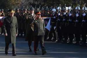 Orgeneral Akar, Afgan mevkidaşıyla g&ouml;r&uuml;şt&uuml;