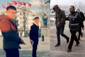 Hayır diyenleri 'silahlı tehditte' bulunan 2 ş&uuml;pheli adliyede