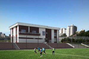 Bursa'da İneg&ouml;lspor i&ccedil;in yapılacak olan yeni tesisin temeli atıldı