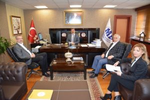 Bursa Karacabey Belediye Başkanı Ali &Ouml;zkan'dan Bursa Defterdarı Atılğan'a ziyaret