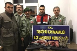 Karaca avlayan avcılara 13 bin TL ceza