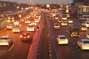 Tatil bitti, trafik yoğunluğu başladı