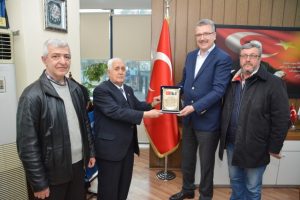 Bosna Derneği'nden Bursa Karacabey Belediye Başkanı &Ouml;zkan'a ziyaret