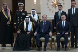 Erdoğan Suudi B&uuml;y&uuml;kel&ccedil;iyi kabul etti