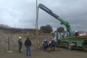 UEDAŞ &Ccedil;anakkale'deki &ccedil;adır kentte iş başında