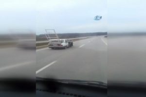 Sakarya'da duble yolda tehlikeli yolculuk