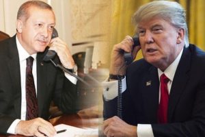 Erdoğan ile Trump arasında ilk g&ouml;r&uuml;şme