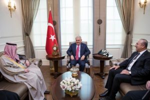 Yıldırım Suudi Dışişleri Bakanını kabul etti