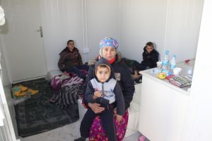 Depremzedeler konteynerlere yerleşiyor