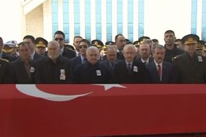 Başbakan Yıldırım, El Bab şehidinin cenazesine katıldı