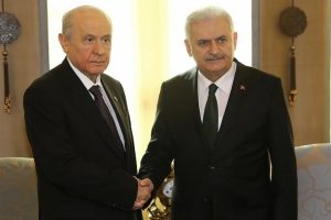 Yıldırım-Bah&ccedil;eli arasında 45 dakikalık g&ouml;r&uuml;şme