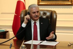 Başbakan Yıldırım ABD Başkan Yardımcısı Pence ile telefonda g&ouml;r&uuml;şt&uuml;