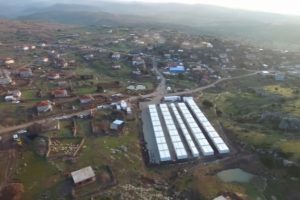 Afet b&ouml;lgesi havadan g&ouml;r&uuml;nt&uuml;lendi