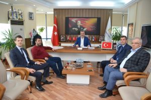 UEDAŞ'tan Bursa Karacabey Belediye Başkanı &Ouml;zkan'a ziyaret