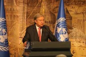 Guterres: "T&uuml;rk h&uuml;k&uuml;meti ve T&uuml;rk halkına m&uuml;teşekkirim"