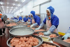 Bursa'da 200 kadın kasap binlerce ton et işliyor