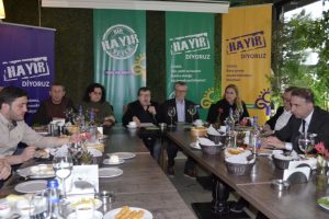 Yeşil Sol Parti Bursa'da 'hayır' dedi