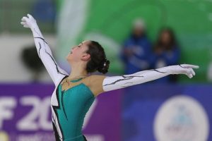 Zagitova'dan b&uuml;y&uuml;leyen performans