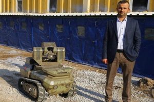 Yerli mini tank 'ANKEBOT' g&ouml;r&uuml;c&uuml;ye &ccedil;ıktı