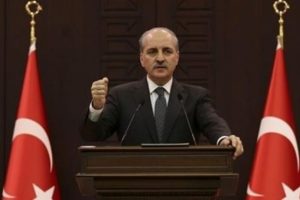 Numan Kurtulmuş masasında duran anket sonu&ccedil;larını a&ccedil;ıkladı