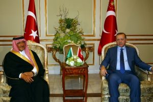 Erdoğan Suudi Prens ve Bakanı kabul etti