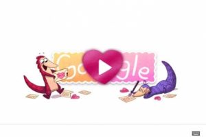 Google, Sevgililer G&uuml;n&uuml; i&ccedil;in oyunlu Doodle hazırladı
