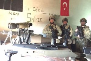 T&uuml;rk Sniper'ların El Bab'daki karargahı g&ouml;r&uuml;nt&uuml;lendi