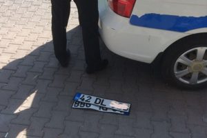 Bursa'da sahte plakaya Darphane &ouml;nlemi