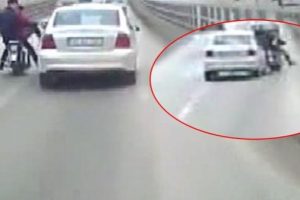 Konya'da şok g&ouml;r&uuml;nt&uuml;! &Ouml;ld&uuml;rmeye teşebb&uuml;s...