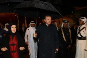 Cumhurbaşkanı Erdoğan, Katar'a gitti
