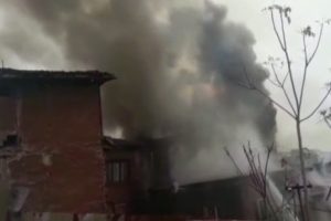 Ankara Ulus'ta yangın