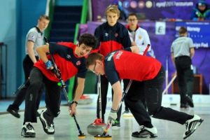 Curling erkeklerde Slovenya ve Norve&ccedil; galip
