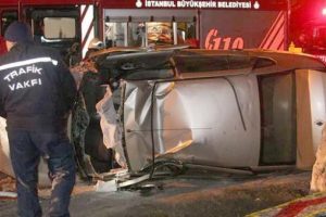 İstanbu'da trafik kazası: 1 yaralı