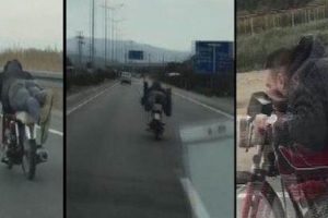 Motosiklet s&uuml;r&uuml;c&uuml;s&uuml; tehlike sa&ccedil;tı!