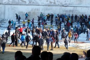 Ma&ccedil;tan sonra saha karıştı