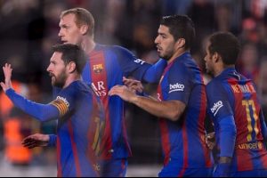 Barcelona Messi'yle g&uuml;ld&uuml;