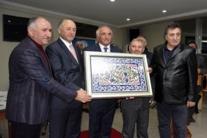 Bursa&nbsp;Erzurum Dernekleri̇ Federasyonu Erzurum Valisi Azizoğlu'nu ağırladı