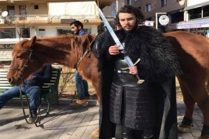 Jon Snow Eskişehir sokaklarında g&ouml;r&uuml;ld&uuml;!