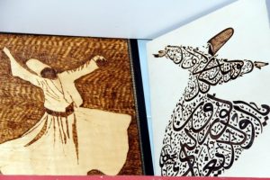 Samsun'da imamın ahşap el sanatı tutkusu