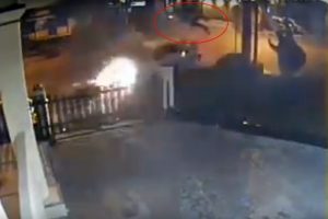 Işık ihlali sonucu metrelerce havaya u&ccedil;tu!