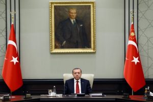 Cumhurbaşkanı Erdoğan T&Uuml;SİAD heyetini ağırlıyor