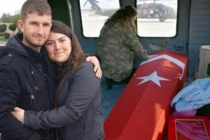 El Bab şehidine y&uuml;rek yakan veda