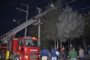 Kediyi kurtarmak i&ccedil;in Şanlıurfa'da elektrikler kesildi