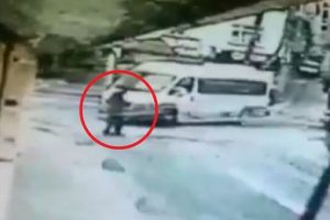 İstanbul'da cinayet gibi kaza! Saniye saniye g&ouml;r&uuml;nt&uuml;lendi